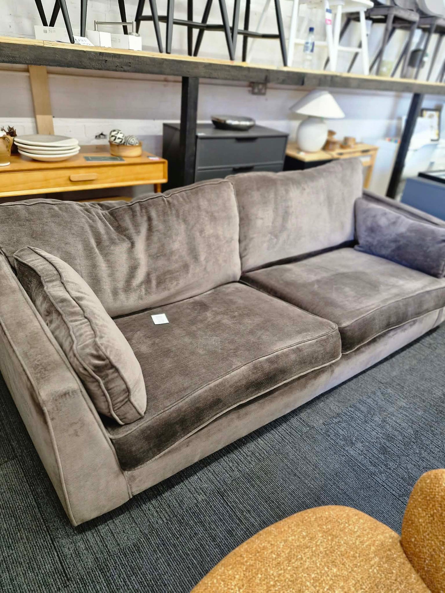 Dark Brown Large 3-4 seater sofa