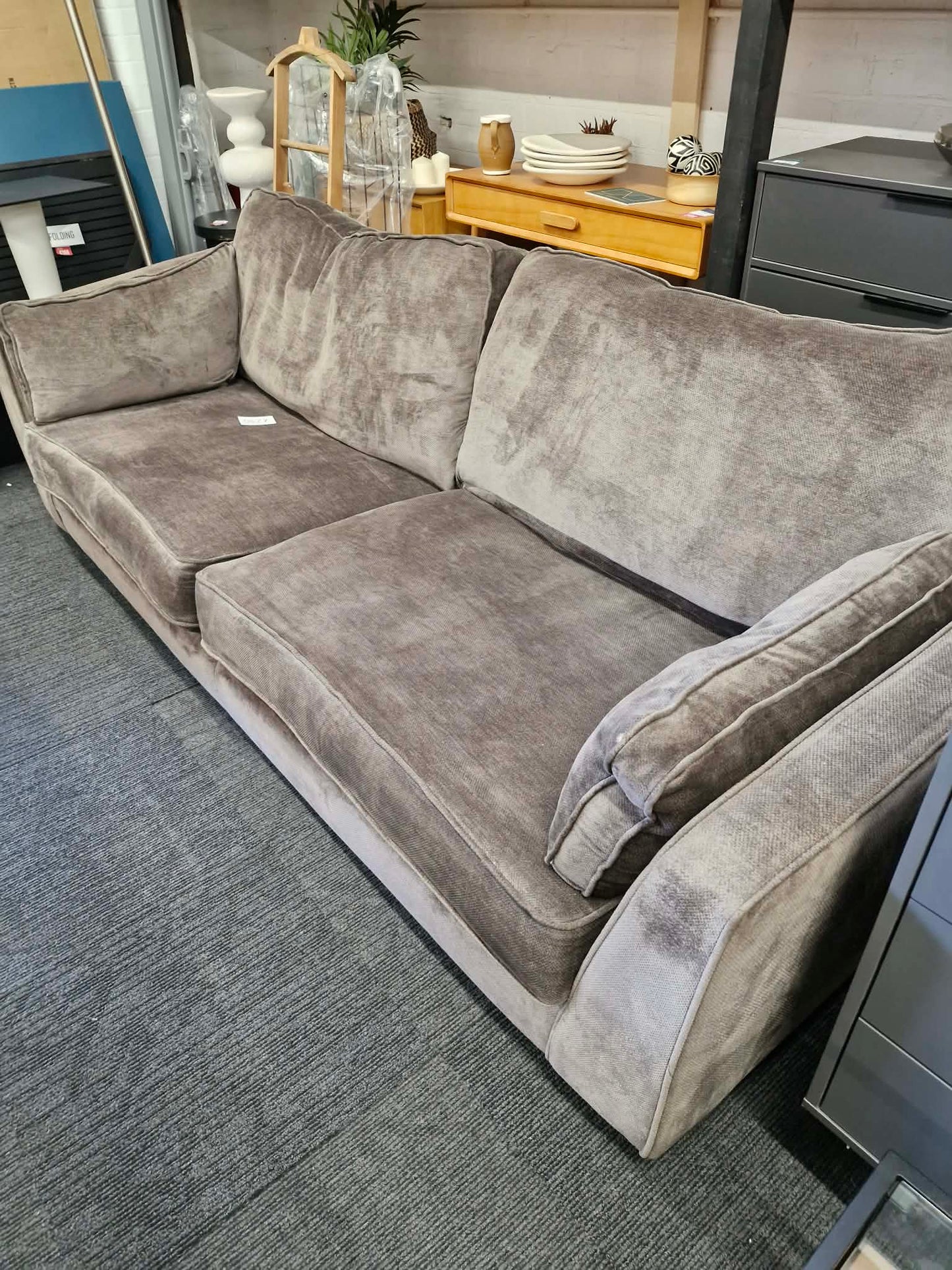Dark Brown Large 3-4 seater sofa