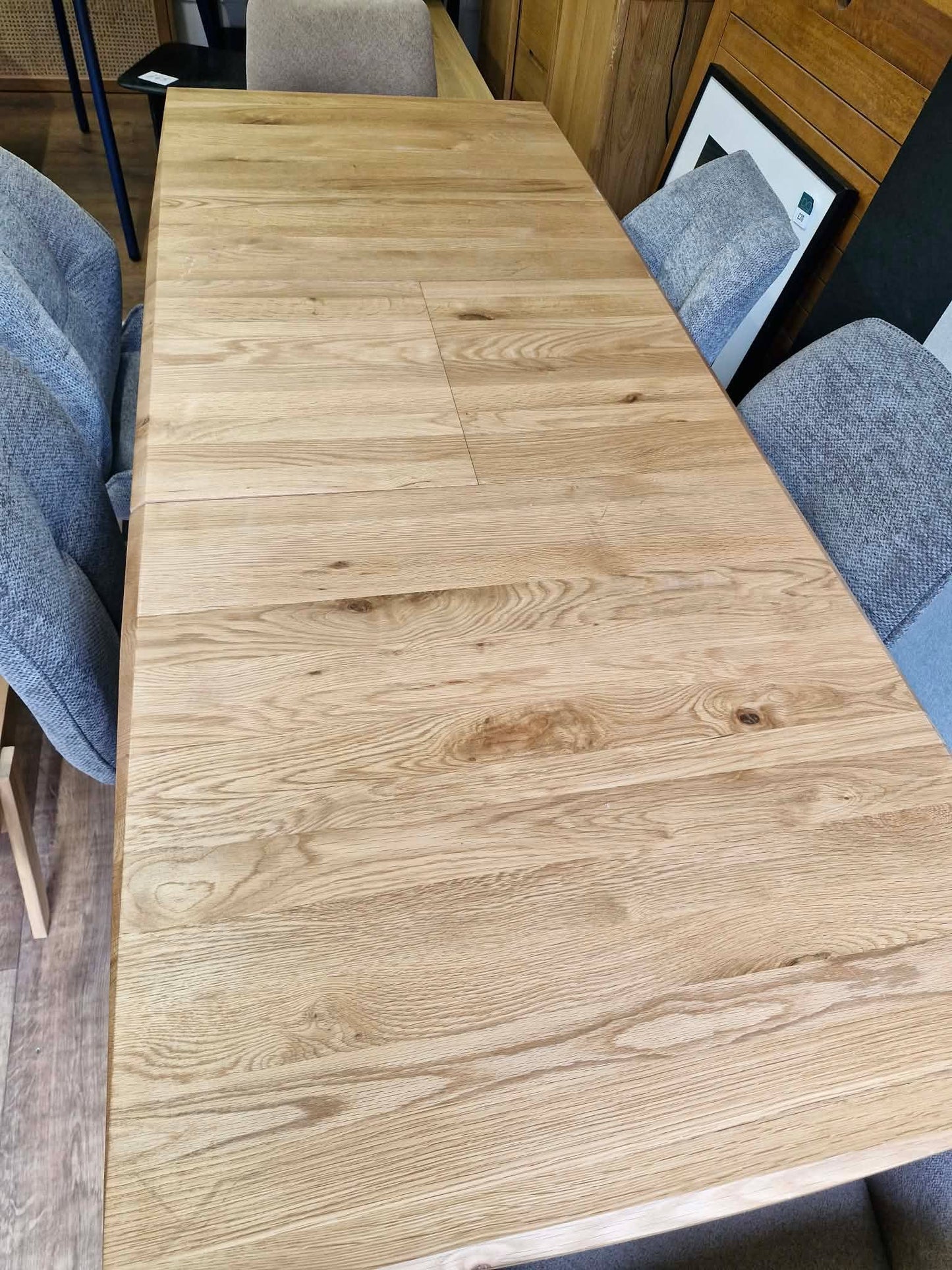 Solid Oak Extending Dining Table - Oaklee 6-8 seater OFL
