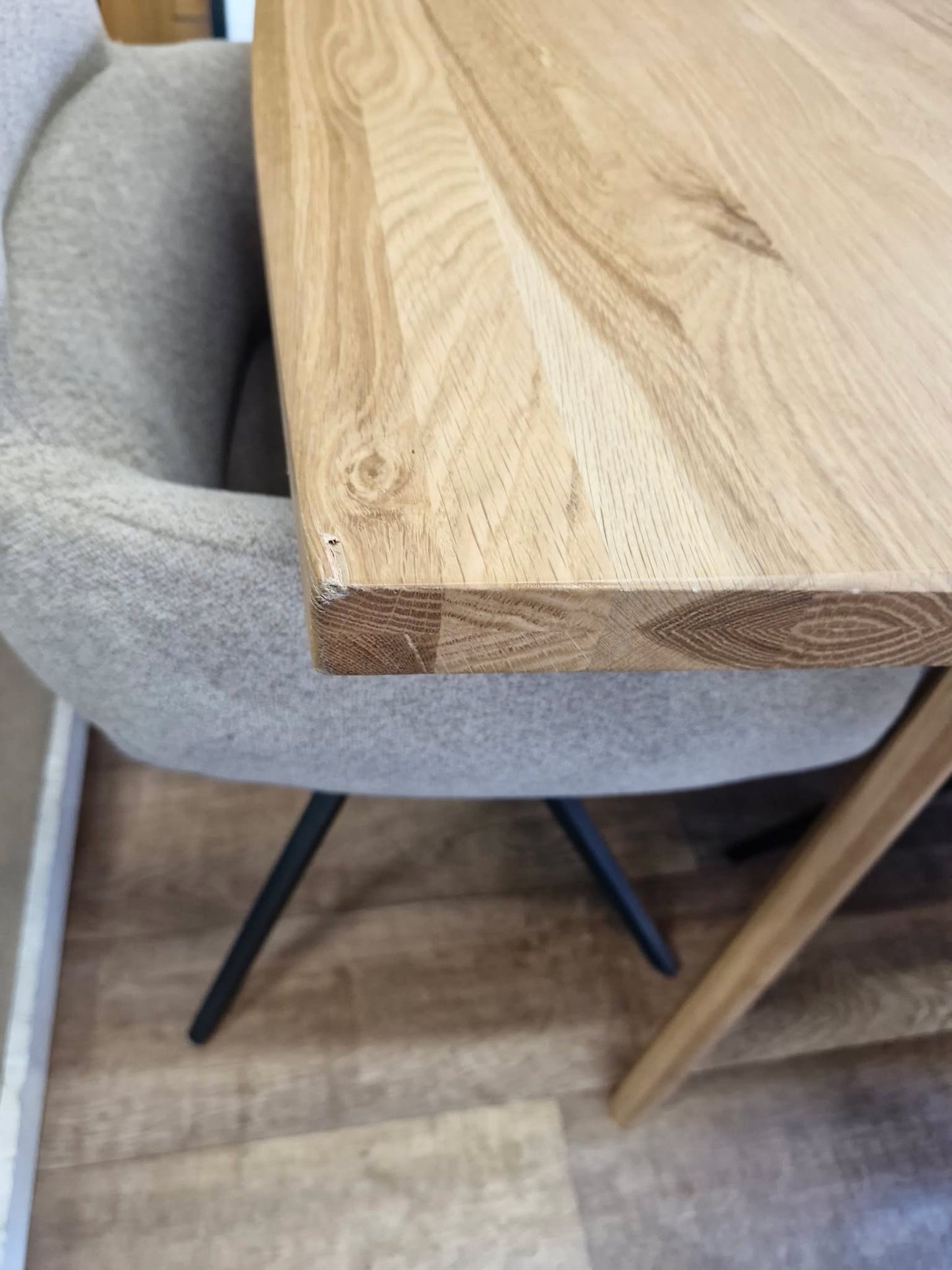 Solid Oak Extending Dining Table - Oaklee 6-8 seater OFL