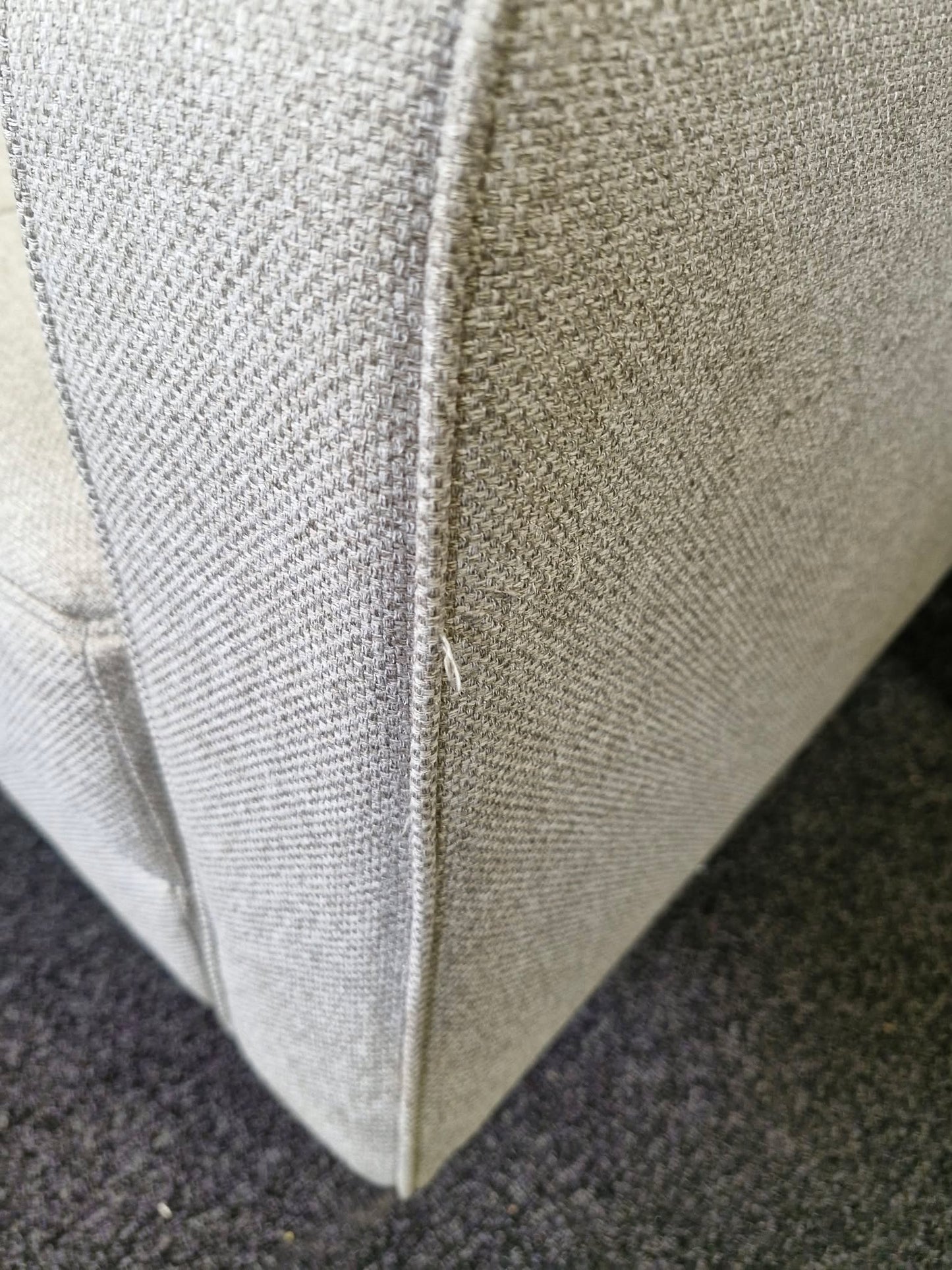 Click Clack 3 Seater Sofa Bed, Light Leg, Cobble Grey