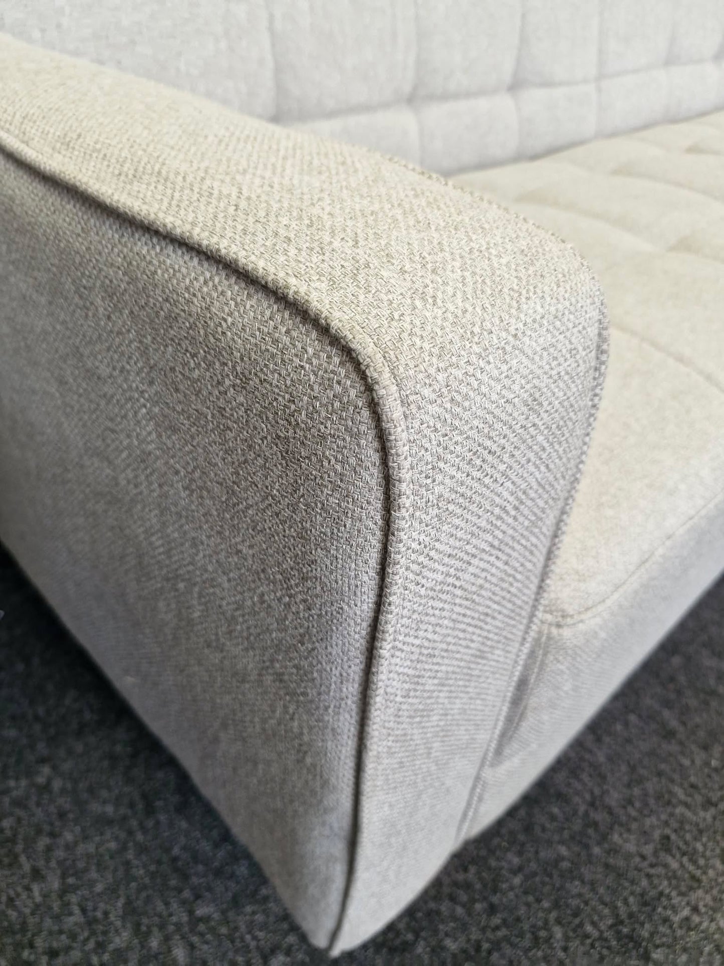 Click Clack 3 Seater Sofa Bed, Light Leg, Cobble Grey