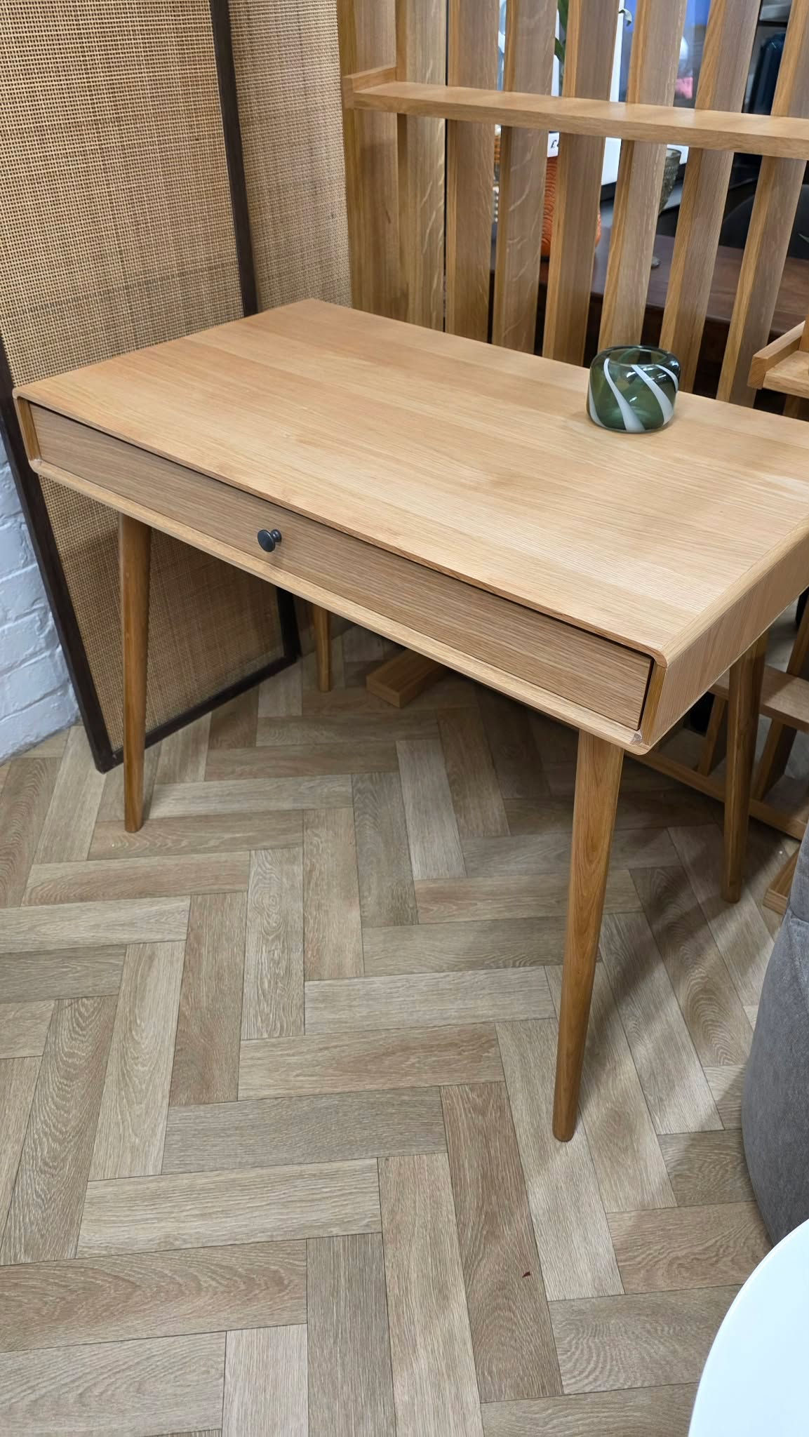 Oak Desk with Drawer