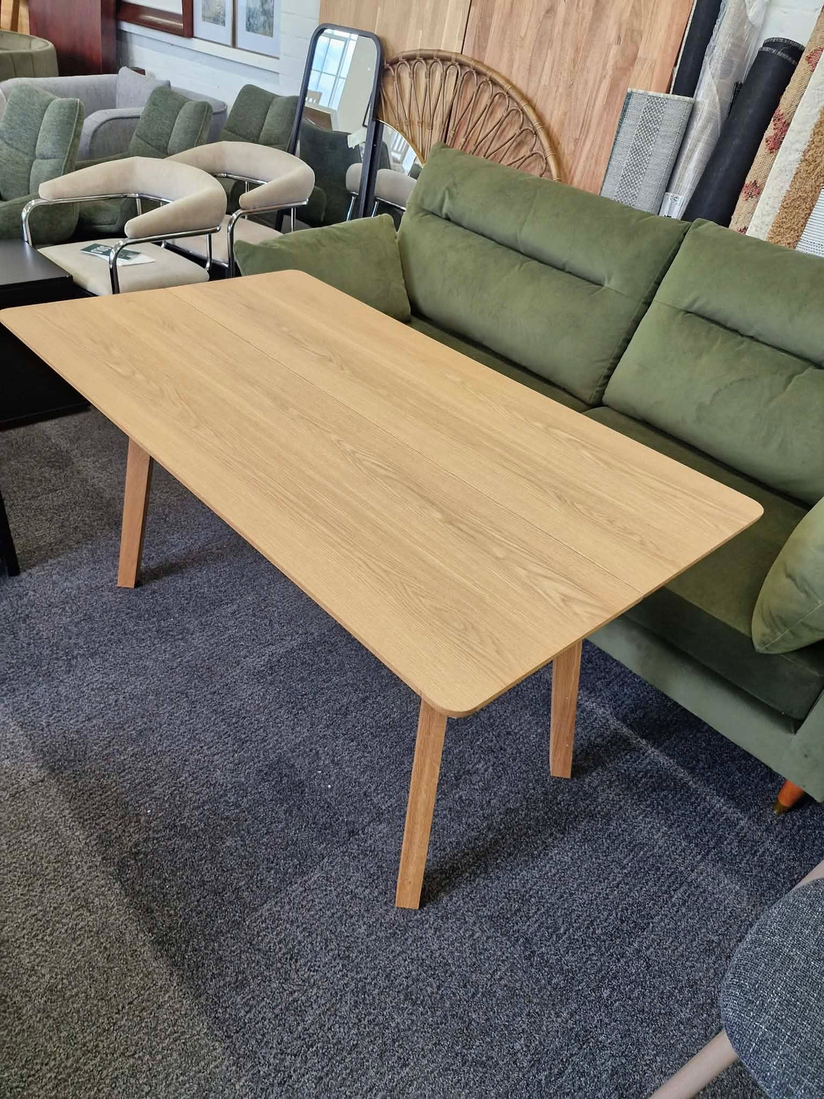 Oak Console Table Folding Dining Table 2-4 seater