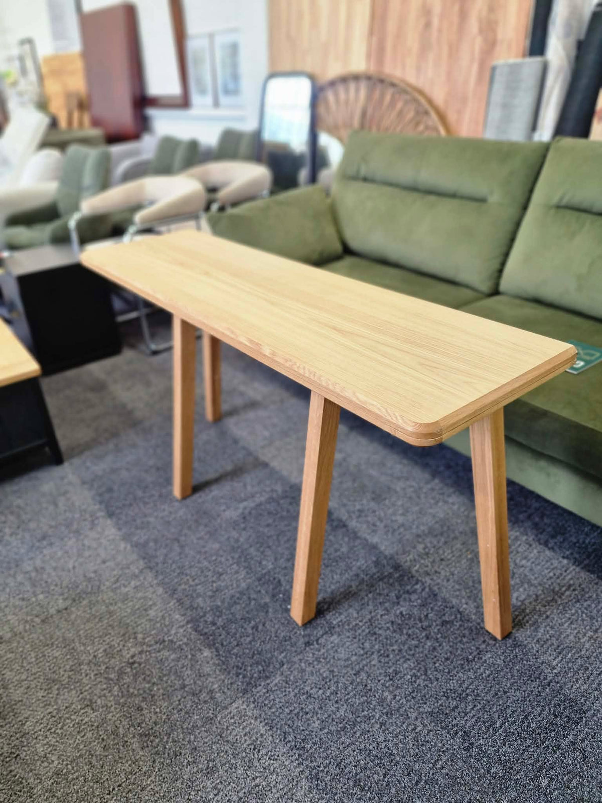 Oak Console Table Folding Dining Table 2-4 seater