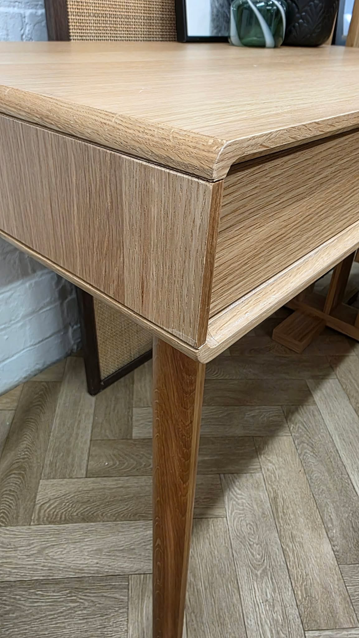 Oak Desk with Drawer