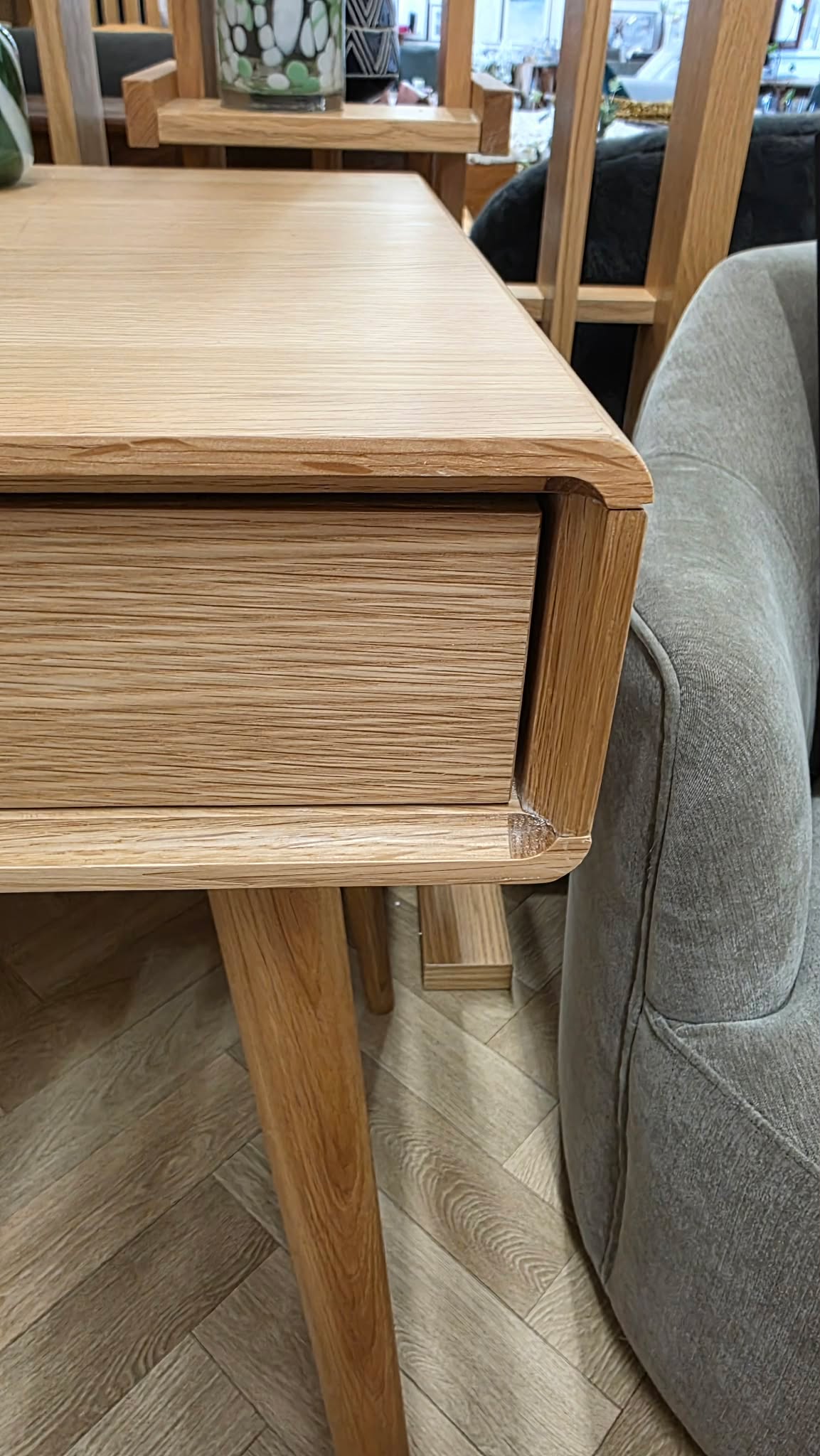 Oak Desk with Drawer