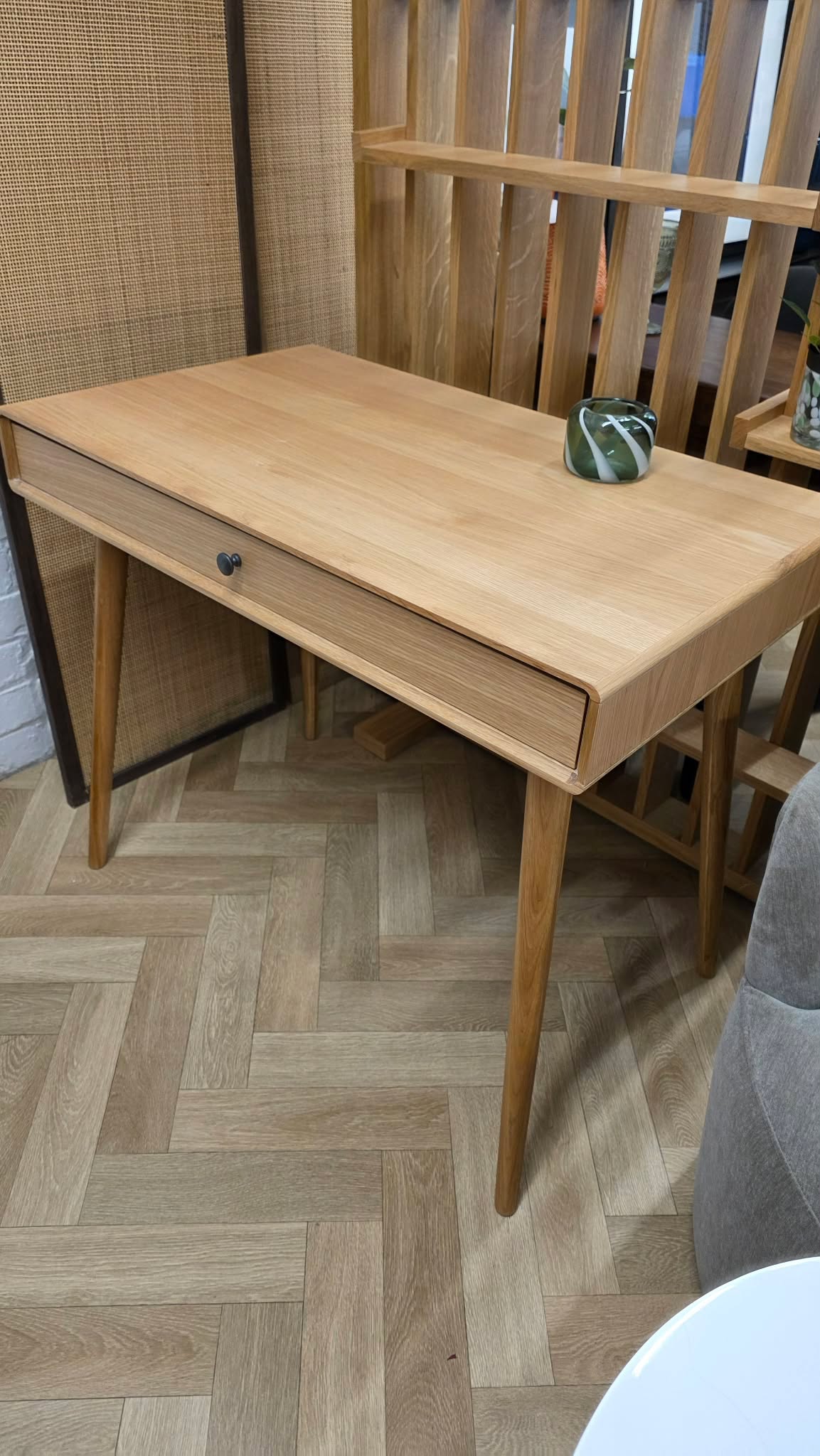 Oak Desk with Drawer