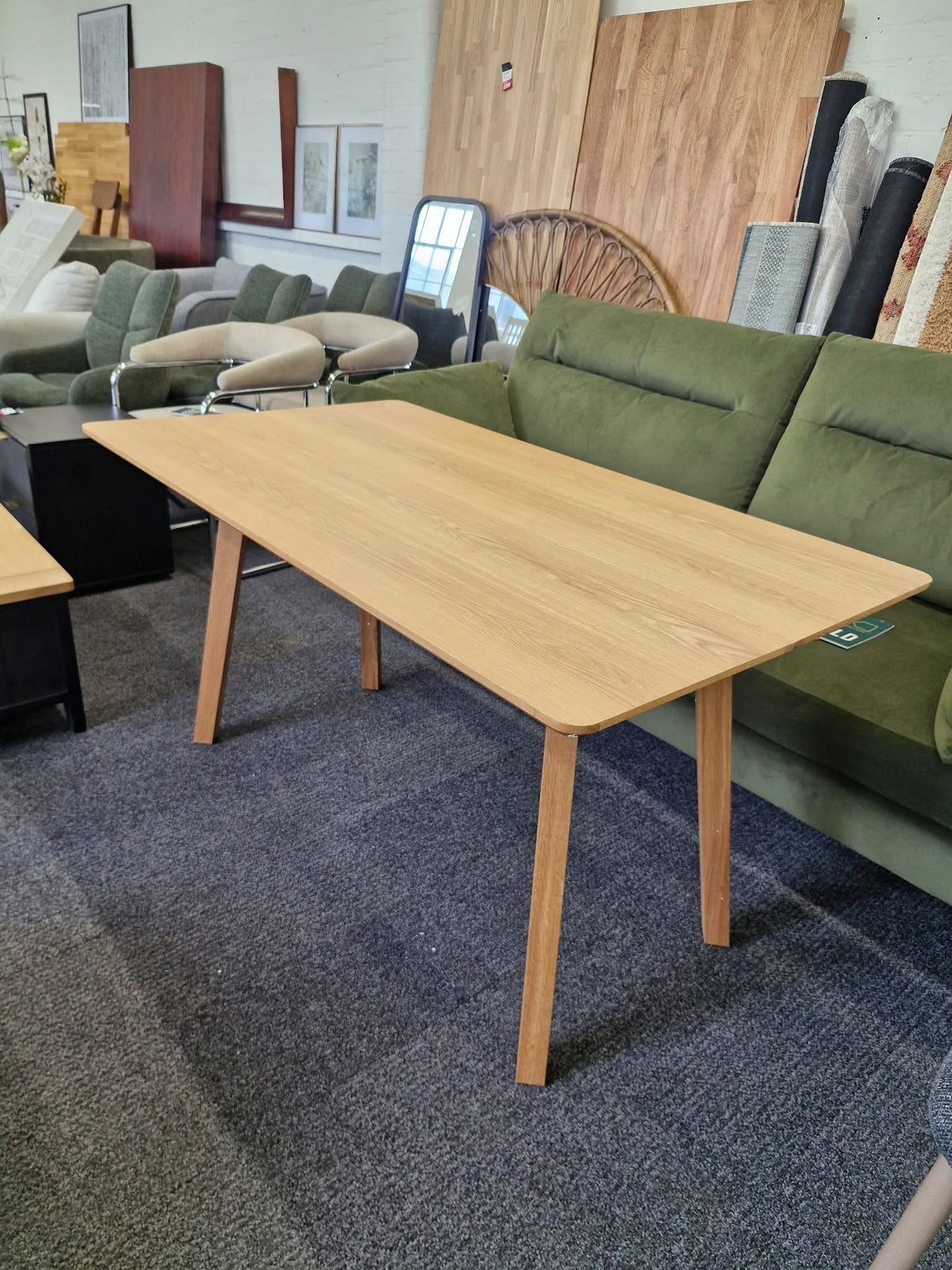 Oak Console Table Folding Dining Table 2-4 seater