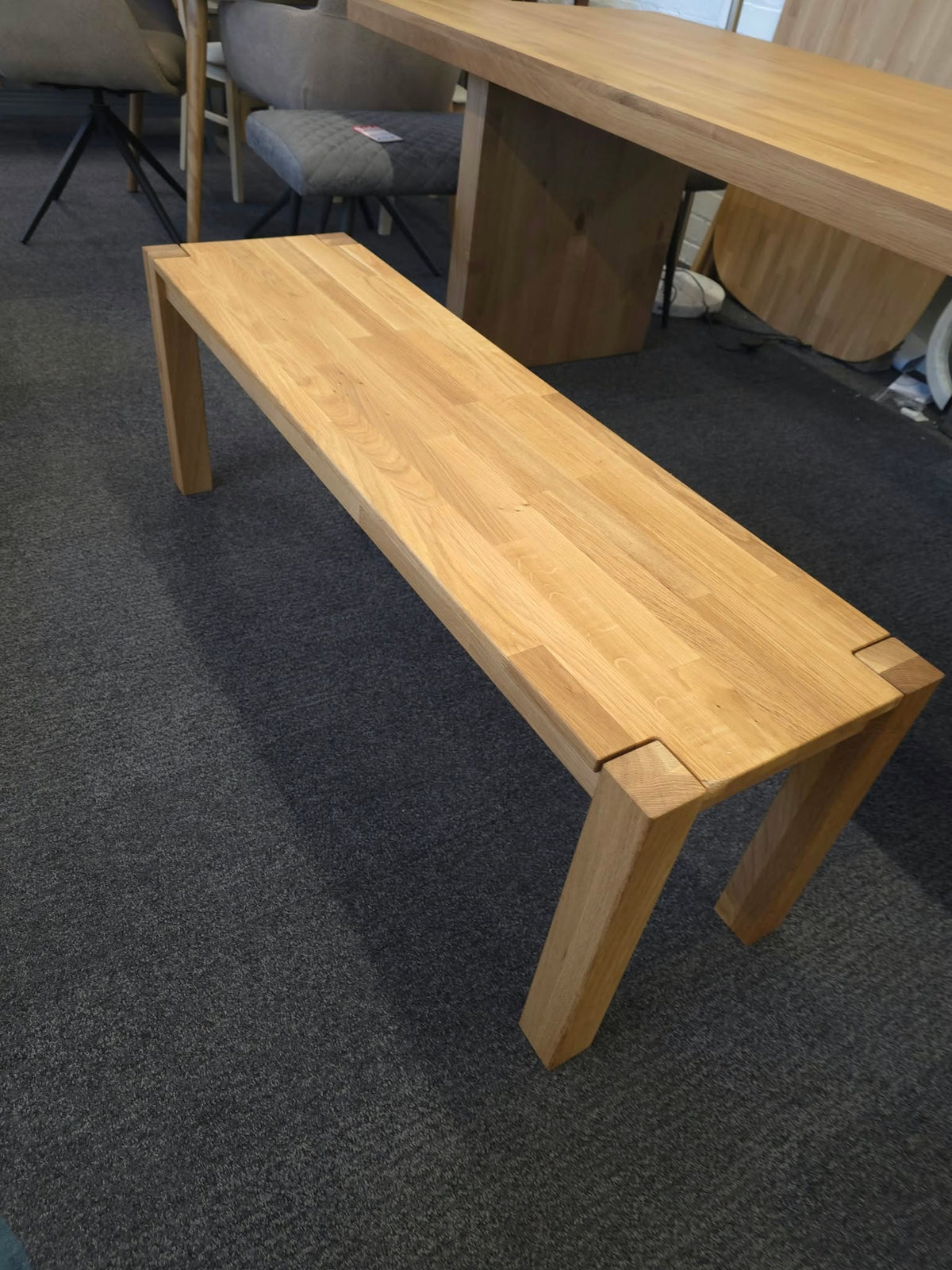 Solid Oak Dining Bench, 2 Seater | La Redoute Adelita