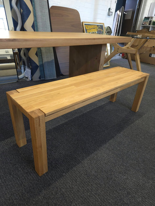 Solid Oak Dining Bench, 2 Seater | La Redoute Adelita