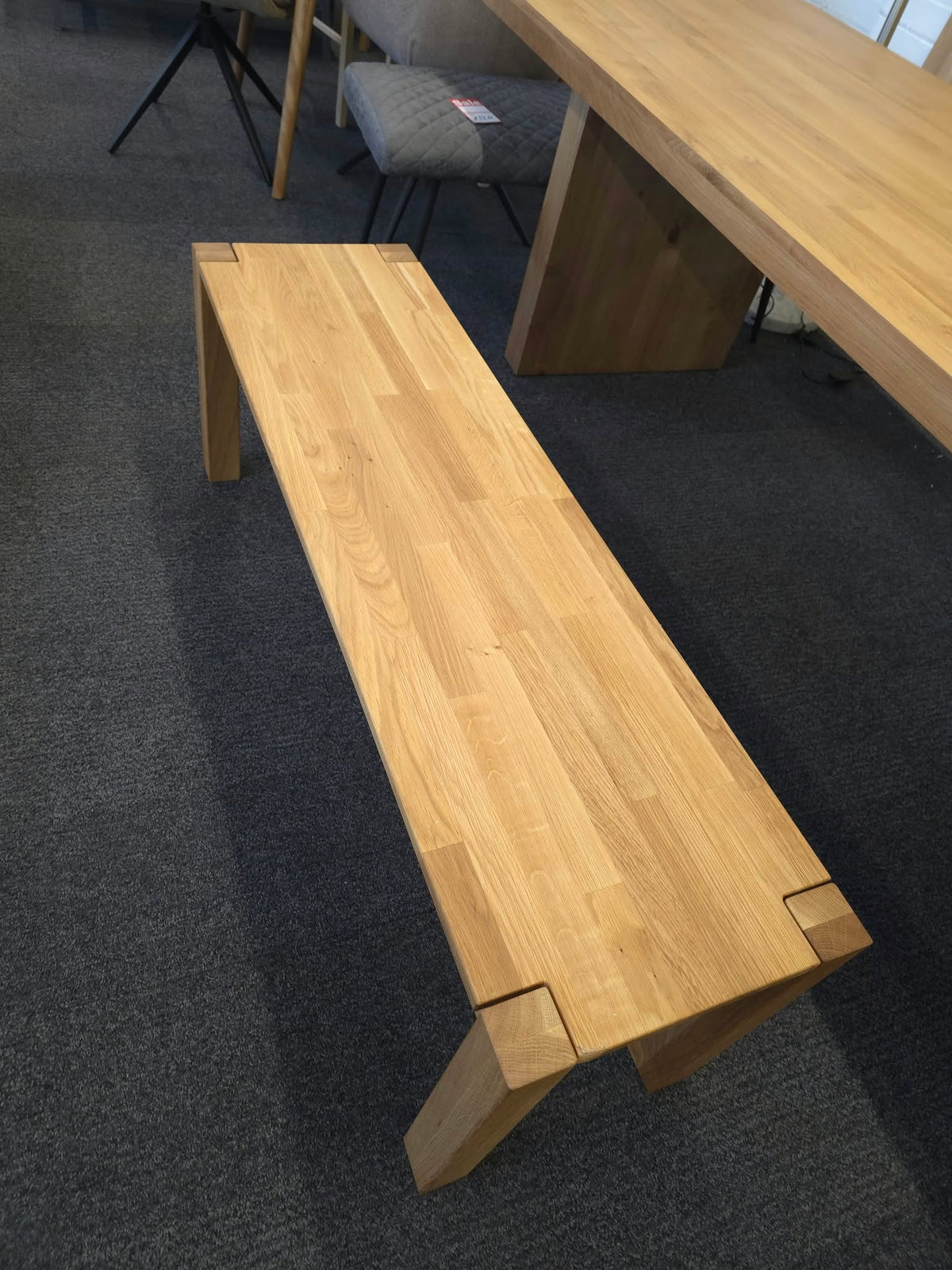 Solid Oak Dining Bench, 2 Seater | La Redoute Adelita
