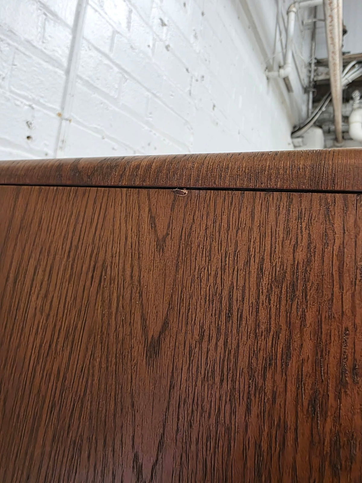 Mid Century Oak Bookcase with Sliding Doors and Drawers | G Plan Vintage Chiltern