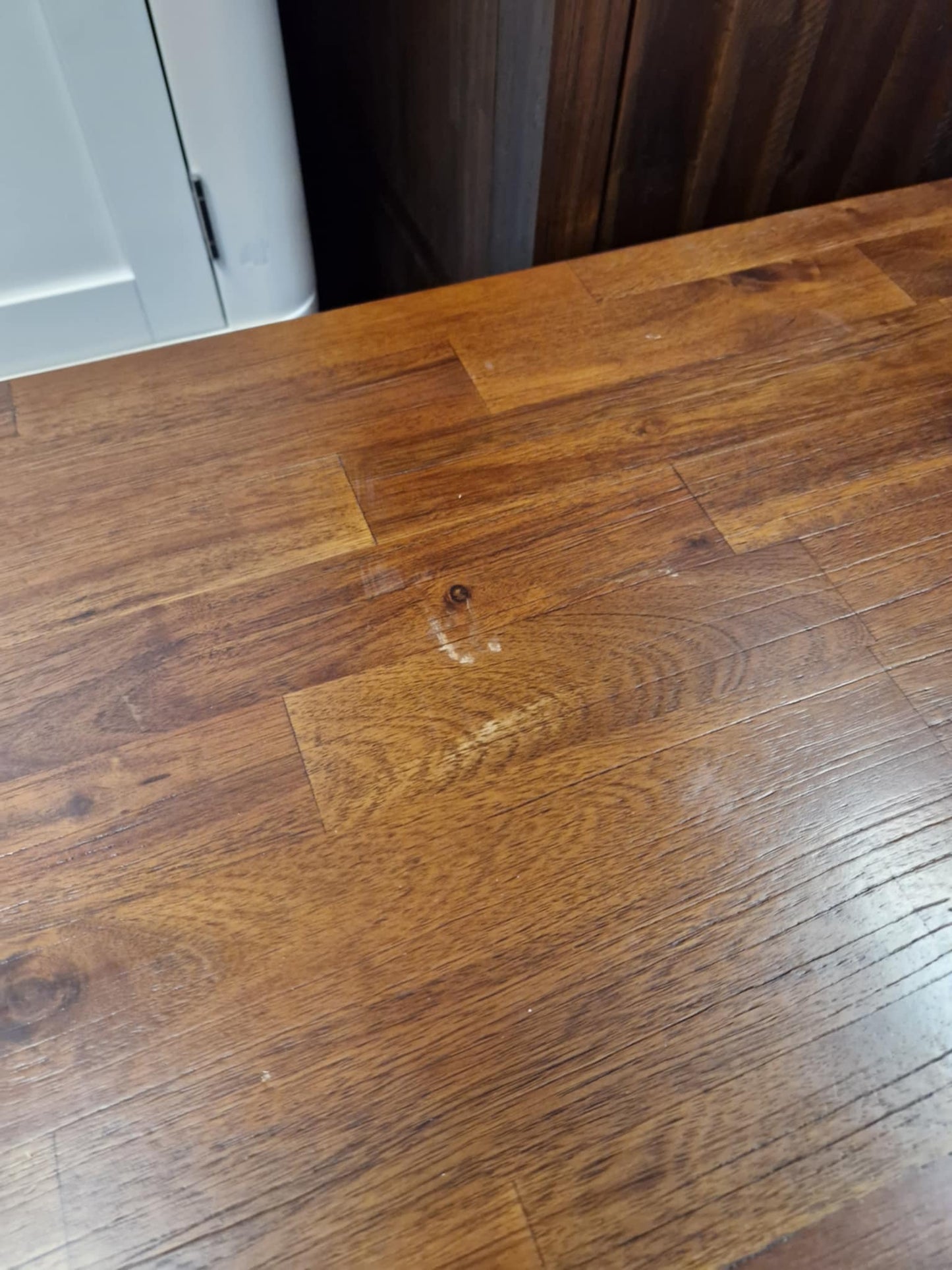 Solid Dark Wood TV Stand / Oak Furnitureland Detroit