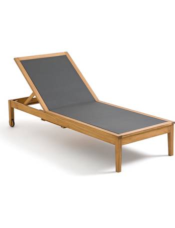 Sun Lounger Adjustable Back / Solid Wood RRP £425