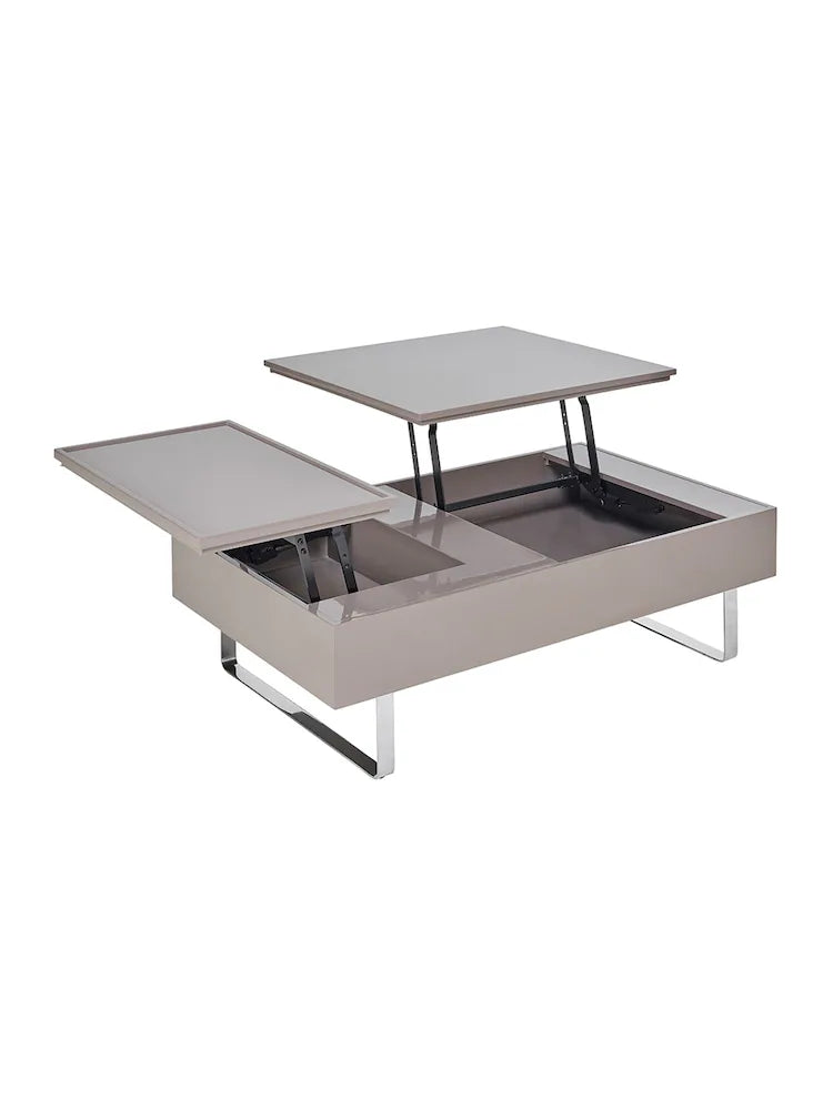Large Oak Storage Coffee Table / Lift Up Tray top Storage