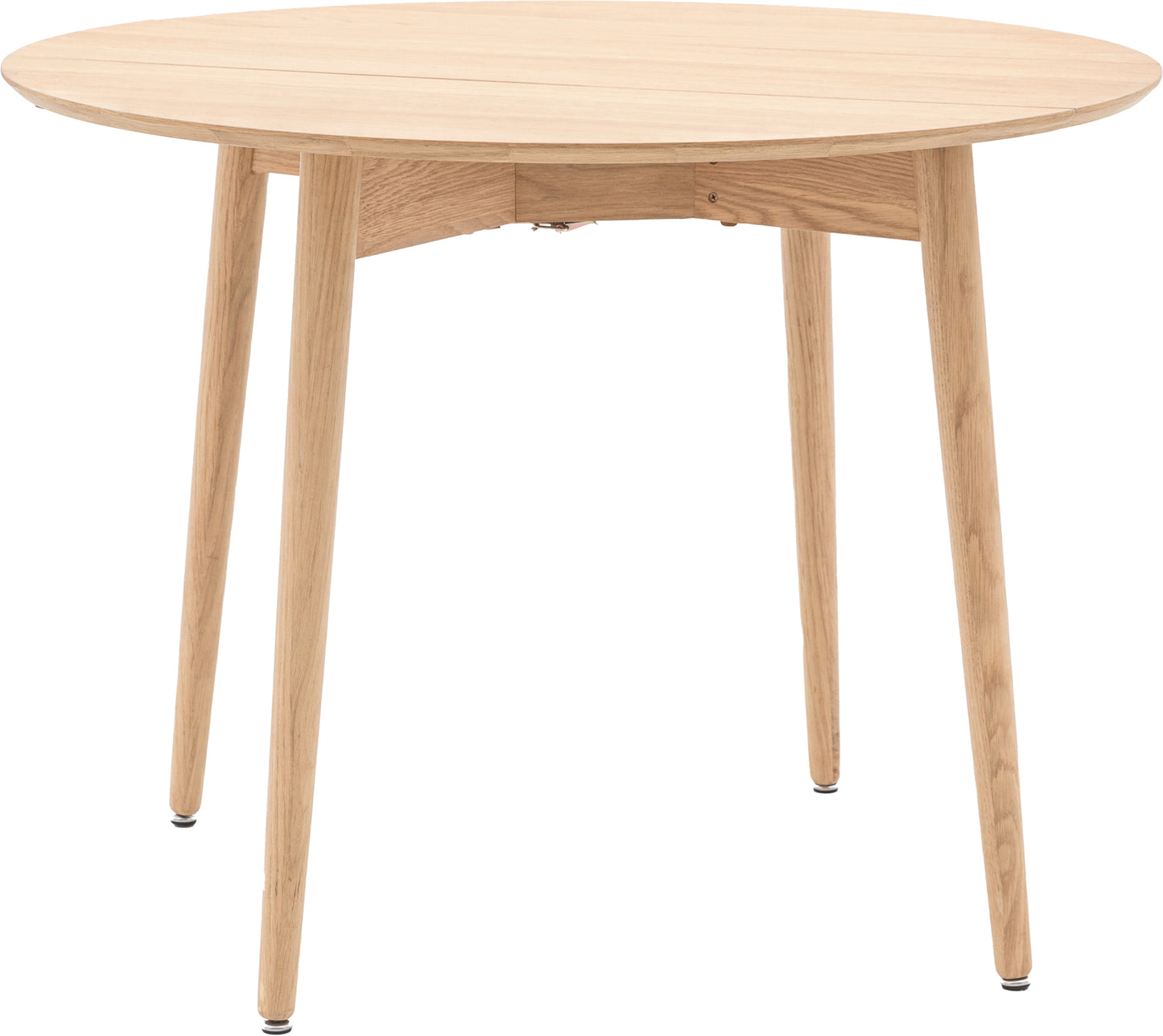 Light Oak Drop Leaf Dining Table / Folding Console Table