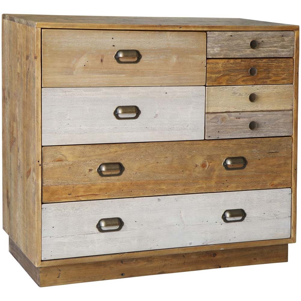 Solid Wood 6 Drawers Chest