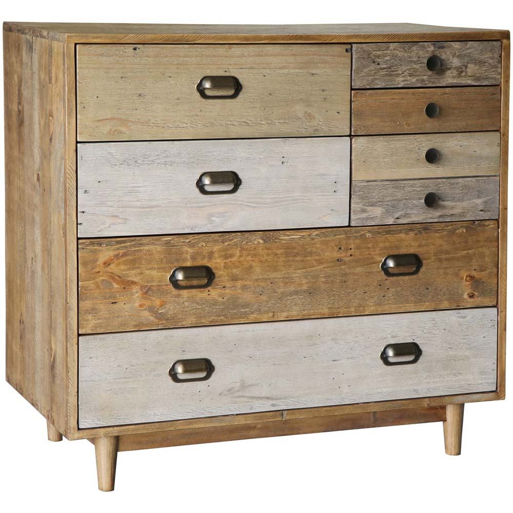 Solid Wood 6 Drawers Chest