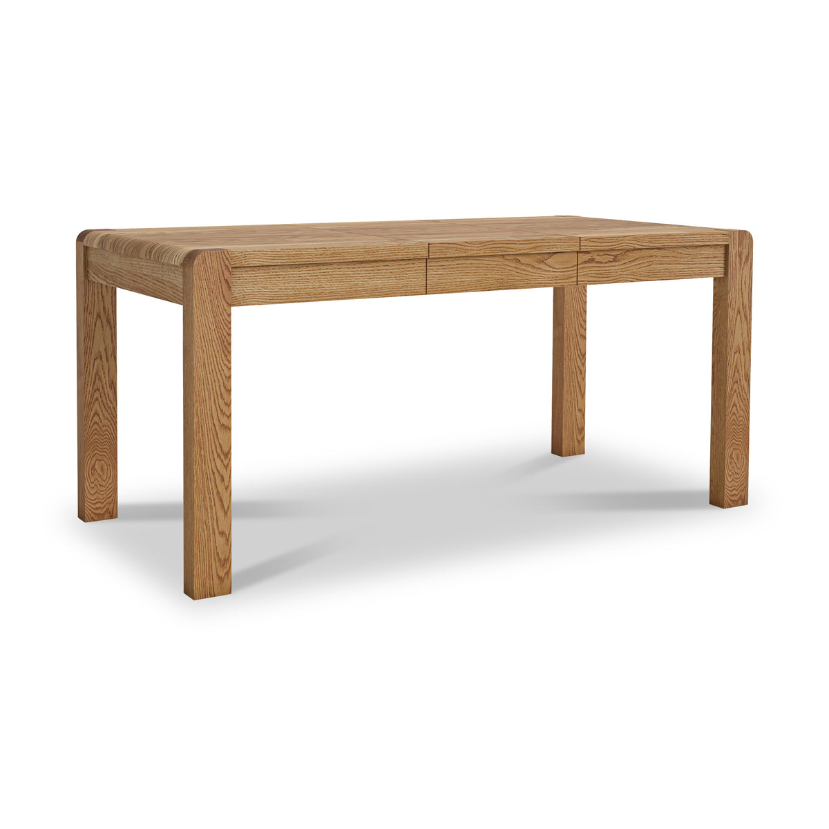 Small Oak Extending Dining Table / 4-6 Seater