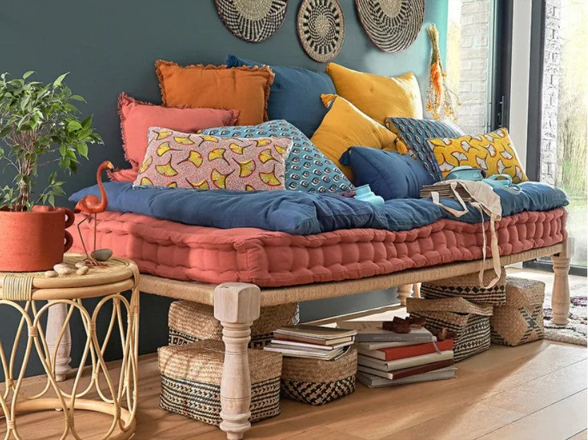 Indian Day Bed in Wood and Rope  ¦  La Redoute