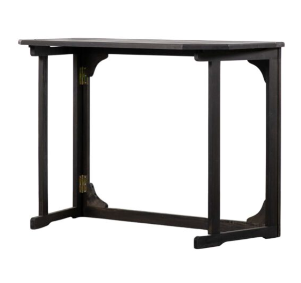 Black Small Balcony Folding Table