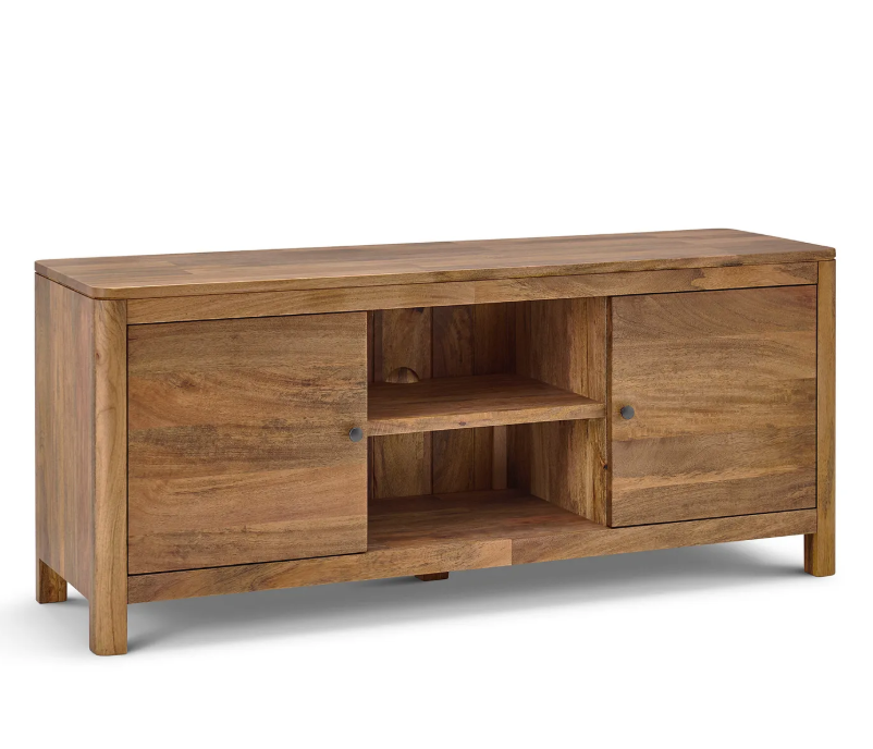 Solid Mango Wood TV Stand / Oak FurnitureLand Noah