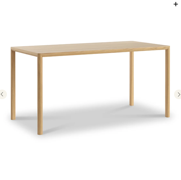 Oak Scandi Style Dining Table / 4-6 seater