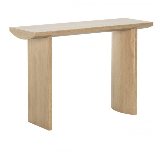 Large Oak Console Table 140cm / Half-moon design