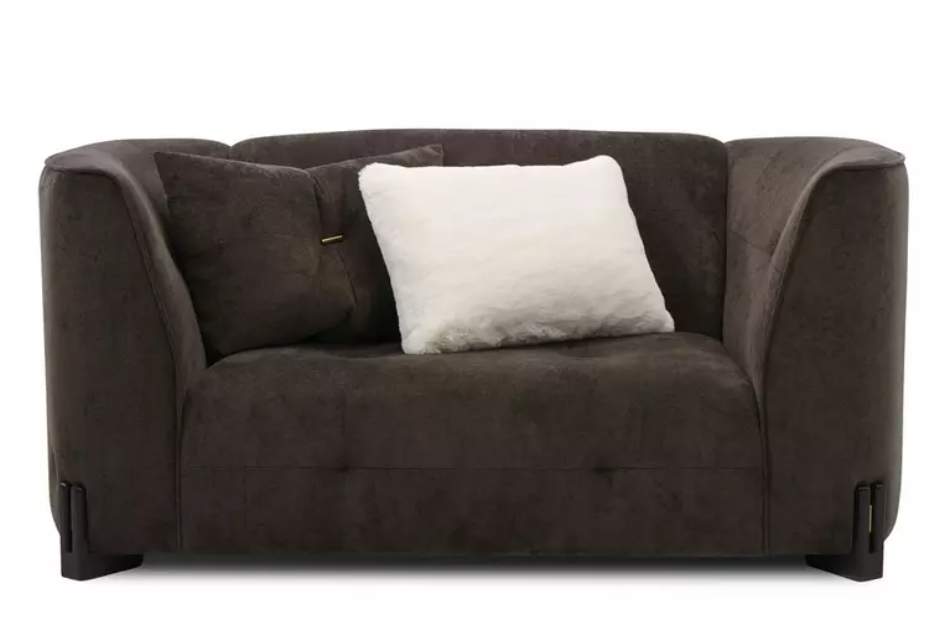 Brown Mocha Cuddler Small Sofa / DFS Ted Baker Grove