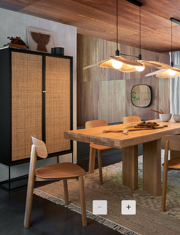 Solid Oak Accent Chair / By E. Gallina