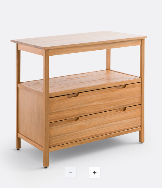 Solid Acacia Wood Cabinet / Sink Vanity Unit