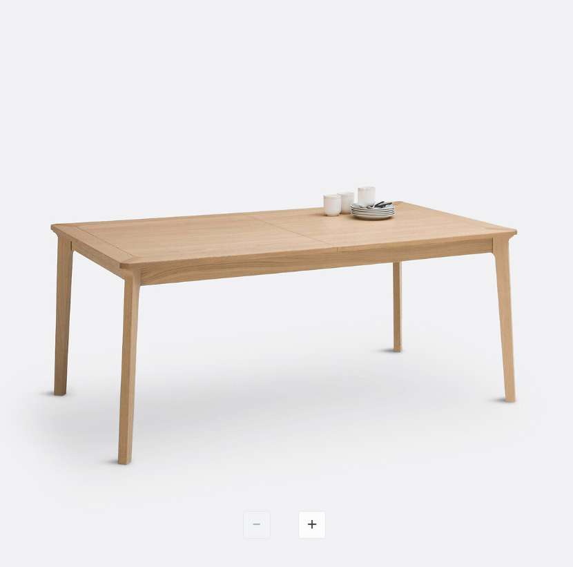 Large Light Wood / Oak 6-10 Seater Extending Dining Table