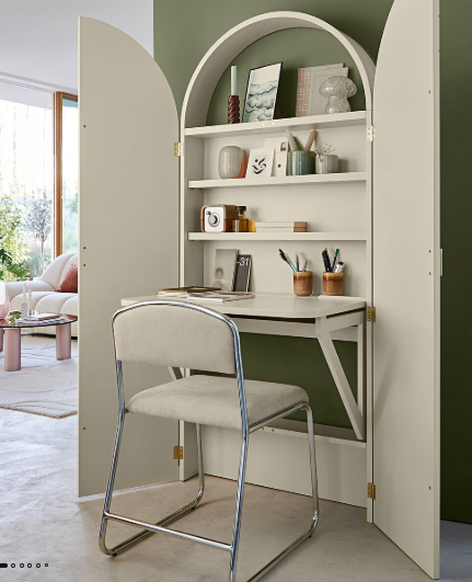 Arched Hide Away Folding Desk