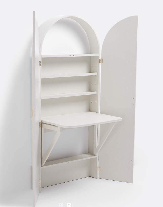 Arched Hide Away Folding Desk