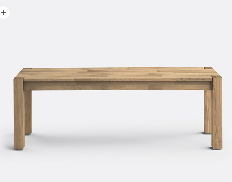 Solid Oak Dining Bench, 2 Seater | La Redoute Adelita