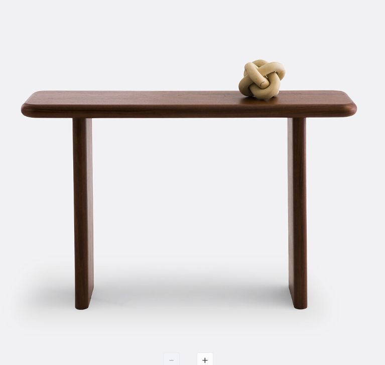 Walnut Console Table