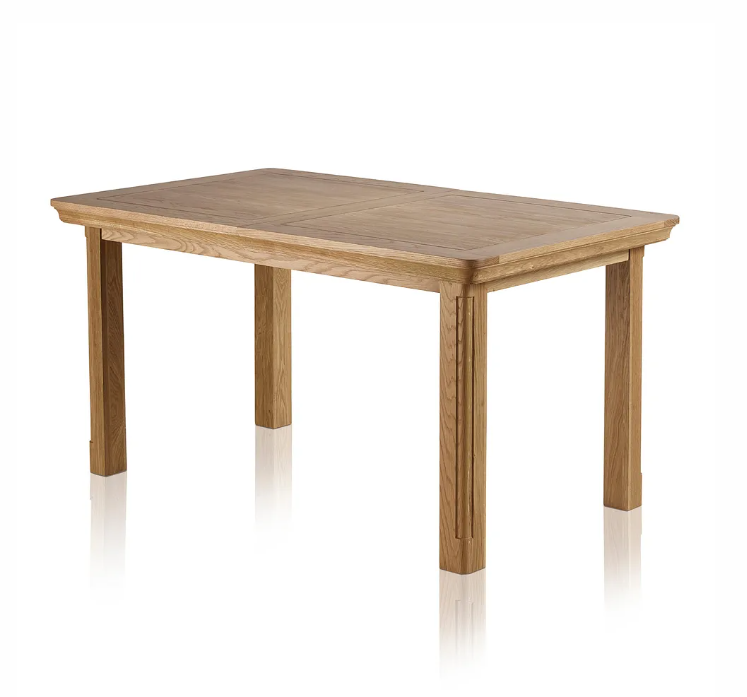 Extending Dining Table / Solid Oak 6-8 seater / OAK FURNITURELAND Canterbury (Copy)