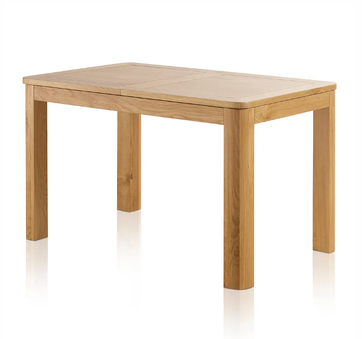 Extending Dining Table / Solid Oak 6-8 seater / OAK FURNITURELAND Romsey