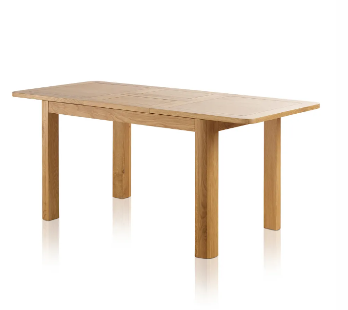 Extending Dining Table / Solid Oak 6-8 seater / OAK FURNITURELAND Romsey