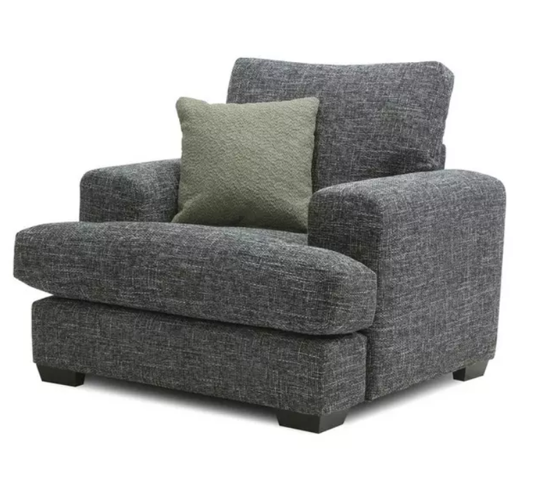 Dark Grey Armchair / DFS Kinsey Charcoal