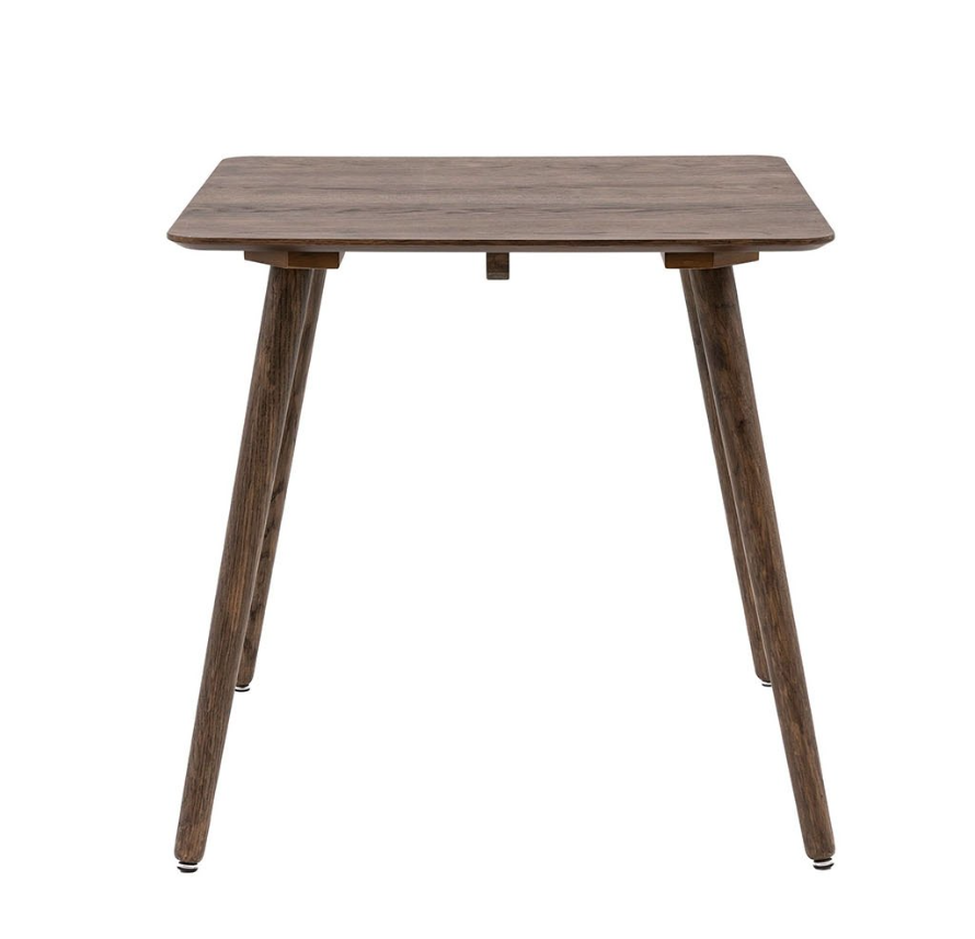 Dark Wood Walnut Small Dining Table / 2-4 Seater