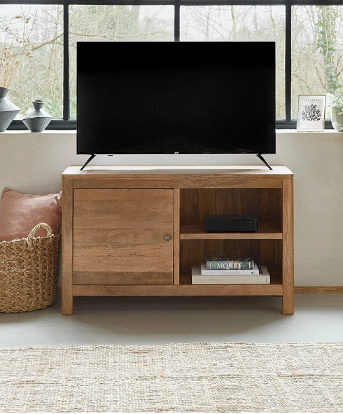 Small Solid Wood TV Stand