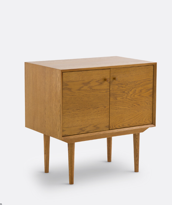 Vintage Style Small Cabinet / Dark Oak Vanity Unit