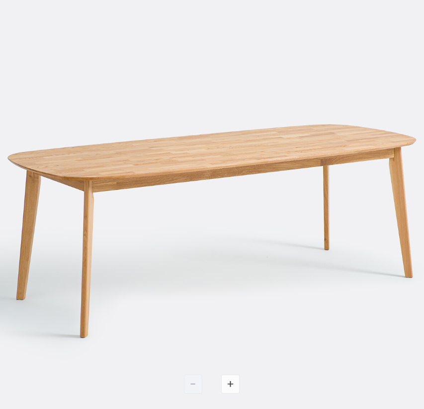 Extra Large Solid Oak Dining Table / 8-10 Seater