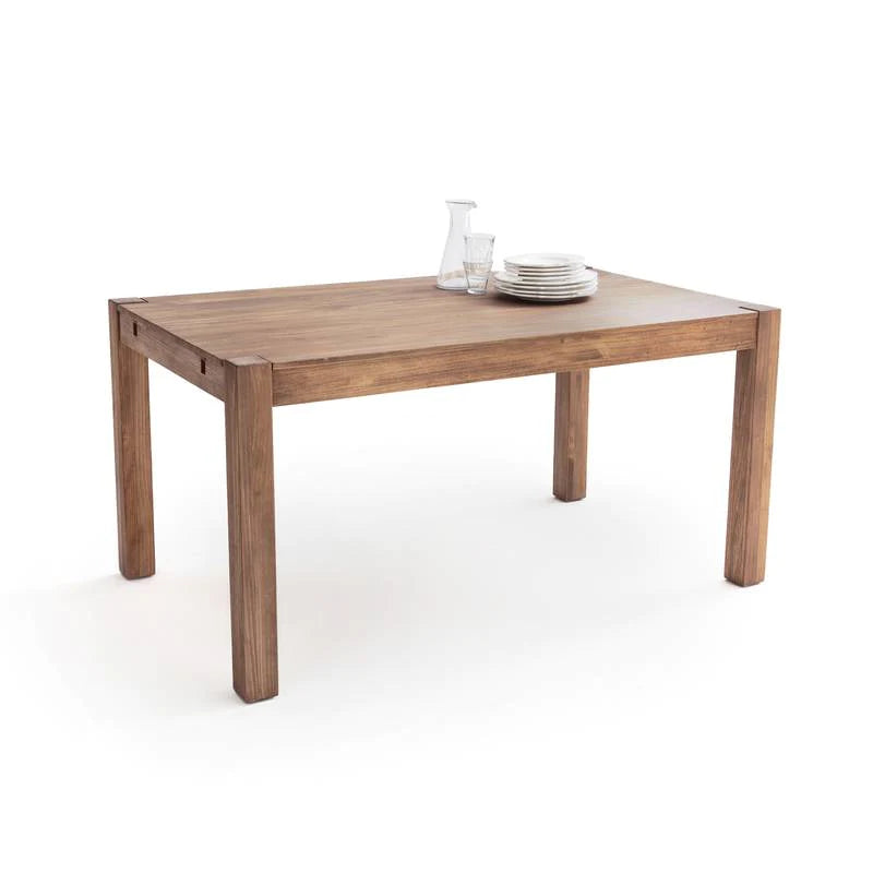 Extendable Solid Wood Dining Table (Seats 6-8) LA REDOUTE INTERIEURS Lunja