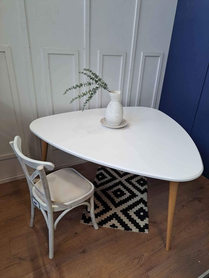 Dining table white and oak retro   ¦   La Redoute Jimi
