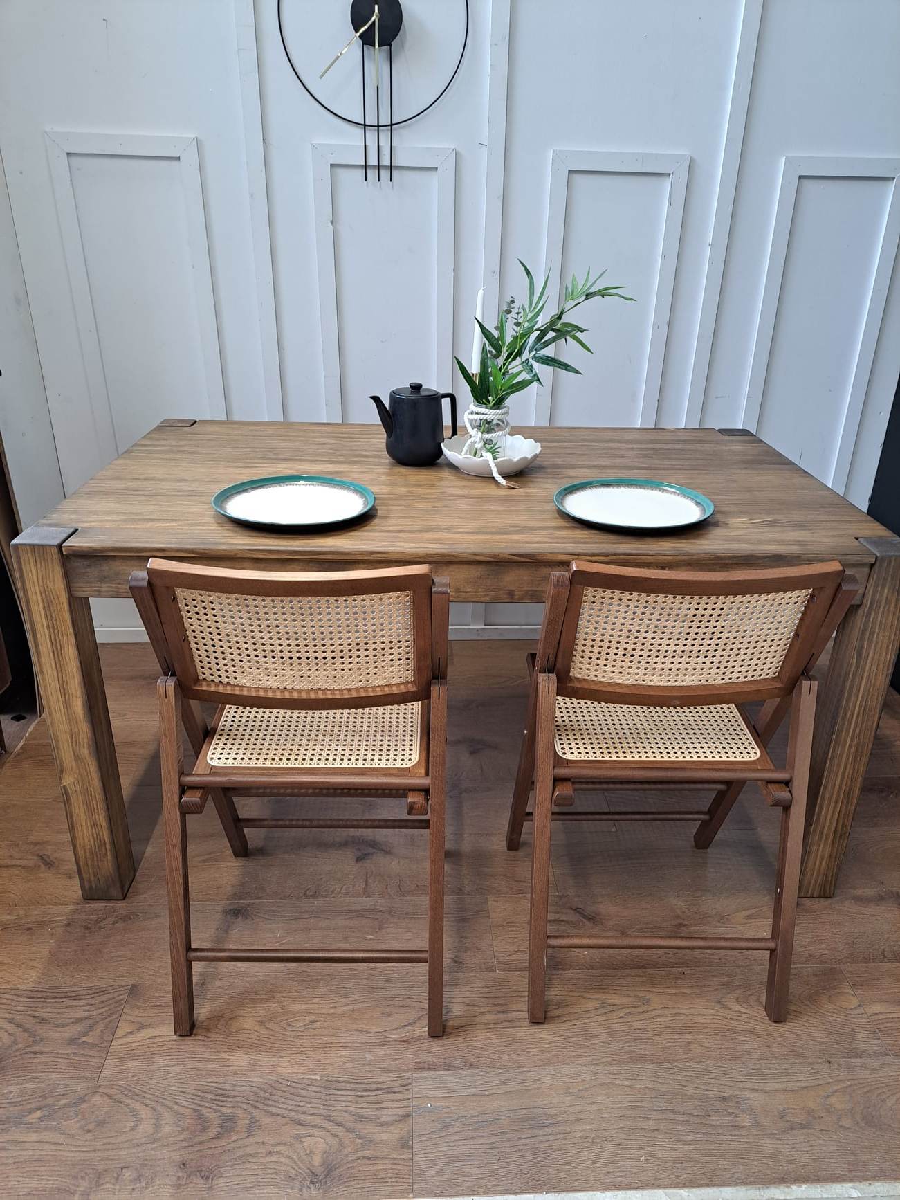 Extendable Solid Wood Dining Table (Seats 6-8) LA REDOUTE INTERIEURS Lunja